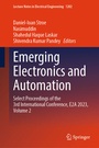 Cover: Emerging Electronics and Automation - Springer
