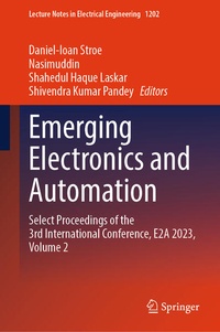 Enlarge image Cover: Emerging Electronics and Automation - Springer