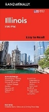 Cover: Rand McNally Easy to Read: Illinois State Map - Rand McNally