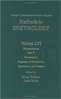 Cover: Biomembranes, Part G: Bioenergetics: Biogenesis of Mitochondria, Organization, and Transport: Volume 56 - Academic Press