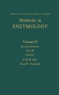 Cover: Enzyme Structure, Part H: Volume 61 - Academic Press