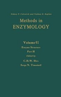 Enlarge image Cover: Enzyme Structure, Part H: Volume 61 - Academic Press