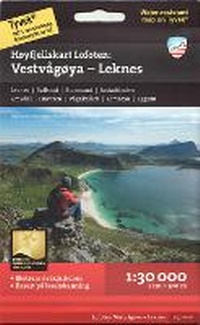 Abbildung von: Lofoten: Vestvagoya - Leknes - Hoyfjellskart - Calazo Forlag