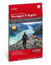 Abbildung von: Jotunheimen: Besseggen & Bygdin - Hoyfjellskart - Calazo Forlag