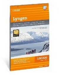Abbildung von: Lyngen Hiking Map - Calazo Forlag