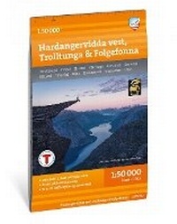 Abbildung von: Hardangervidda vest, Trolltunga & Folgefonna - Calazo Forlag