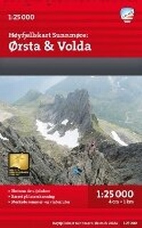 Abbildung von: Sunnmore: Orsta & Volda - Hoyfjellskart - Calazo Forlag