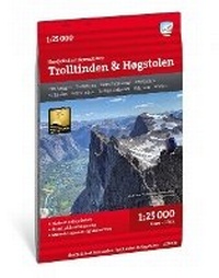 Abbildung von: Romsdalen: Trolltindan & Hogstolen - Hoyfjellskart - Calazo Forlag