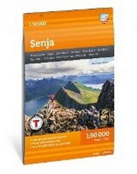 Abbildung von: Senja Hiking Map - Calazo Forlag
