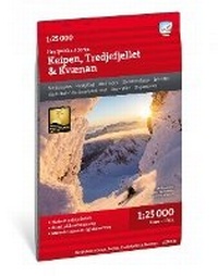 Abbildung von: Senja: Keipen, Tredjefjellet & Kvaenan - Hoyfjellskart - Calazo Forlag