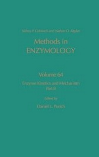 Enlarge image Cover: Enzyme Kinetics and Mechanism, Part B: Isotopic Probes and Complex Enzyme Systems: Volume 64 - Academic Press