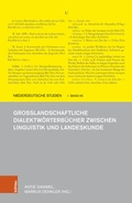 Cover: Gro&szlig;landschaftliche Dialektw&ouml;rterb&uuml;cher zwischen Linguistik und Landeskunde - B&ouml;hlau