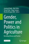 Cover: Gender, Power and Politics in Agriculture - Springer