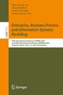 Cover: Enterprise, Business-Process and Information Systems Modeling - Springer