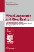Cover: Virtual, Augmented and Mixed Reality - Springer