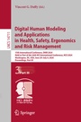 Cover: Digital Human Modeling and Applications in Health, Safety, Ergonomics and Risk Management - Springer