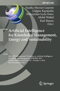 Cover: Artificial Intelligence for Knowledge Management, Energy and Sustainability - Springer