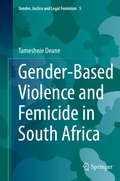 Cover: Gender-Based Violence and Femicide in South Africa - Springer