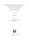 Cover: Giovanni Francesco Ciarlino: De arbore poetarum - Hiersemann, A