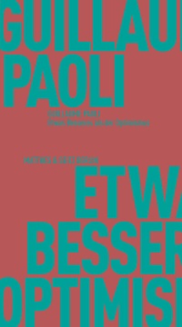 Abbildung von: Etwas Besseres als der Optimismus - Matthes & Seitz Berlin