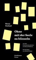 Cover: Ohne mit der Seele zu blinzeln - Friedenauer Presse
