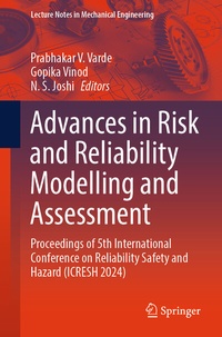 Enlarge image Cover: Advances in Risk and Reliability Modelling and Assessment - Springer