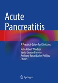 Cover: Acute Pancreatitis - Springer