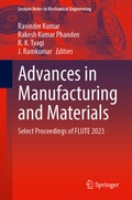 Cover: Advances in Manufacturing and Materials - Springer