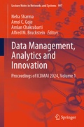 Cover: Data Management, Analytics and Innovation - Springer