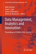 Cover: Data Management, Analytics and Innovation - Springer