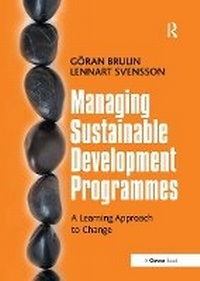 Enlarge image Cover: Managing Sustainable Development Programmes - Routledge