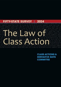 Bild vergrößern Bild: Law of Class Action - American Bar Association