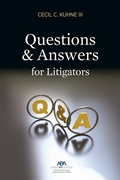 Abbildung von: Questions and Answers for Litigators - American Bar Association