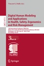 Cover: Digital Human Modeling and Applications in Health, Safety, Ergonomics and Risk Management - Springer
