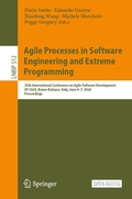 Cover: Agile Processes in Software Engineering and Extreme Programming - Springer