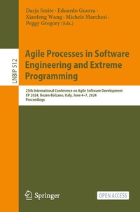 Enlarge image Cover: Agile Processes in Software Engineering and Extreme Programming - Springer
