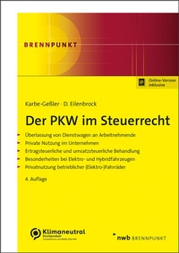 Abbildung von: Der PKW im Steuerrecht - NWB