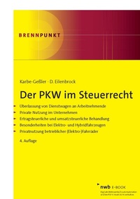 Abbildung von: Der PKW im Steuerrecht - NWB