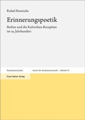 Cover: Erinnerungspoetik - Franz Steiner Verlag