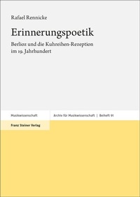 Abbildung von: Erinnerungspoetik - Franz Steiner Verlag
