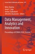 Cover: Data Management, Analytics and Innovation - Springer