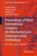 Cover: Proceedings of Ninth International Congress on Information and Communication Technology - Springer