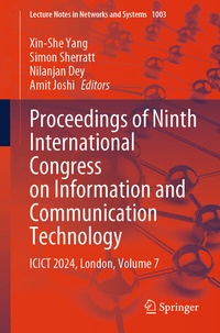 Abbildung von: Proceedings of Ninth International Congress on Information and Communication Technology - Springer