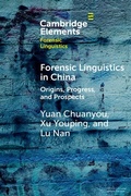 Abbildung von: Forensic Linguistics in China - Cambridge University Press