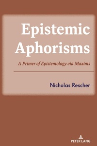 Abbildung von: Epistemic Aphorisms - Peter Lang Verlag