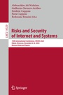 Cover: Risks and Security of Internet and Systems - Springer