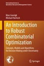 Cover: An Introduction to Robust Combinatorial Optimization - Springer