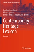 Cover: Contemporary Heritage Lexicon - Springer