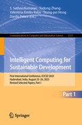 Cover: Intelligent Computing for Sustainable Development - Springer