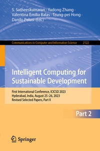 Enlarge image Cover: Intelligent Computing for Sustainable Development - Springer